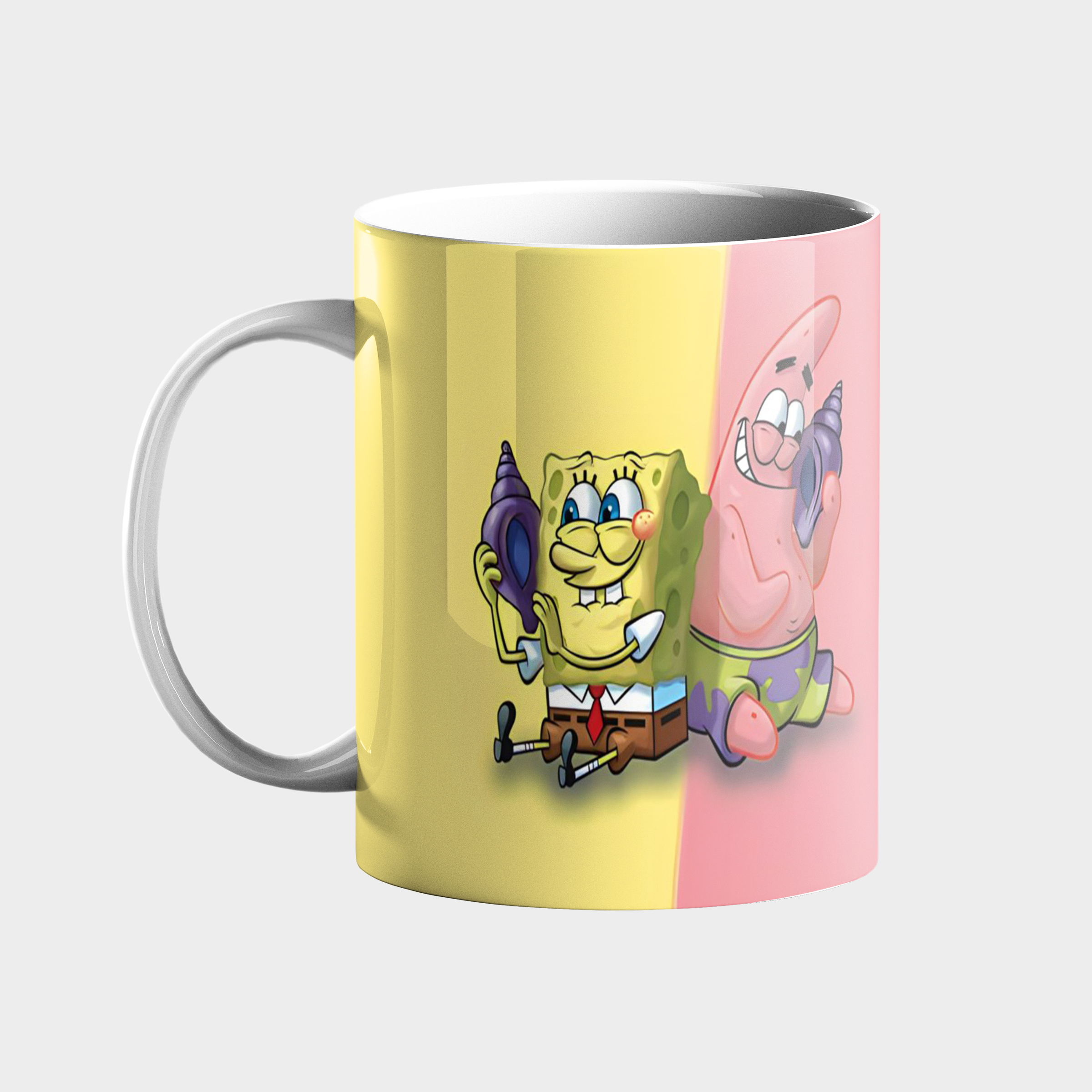 ماگ طرح باب اسفنجی و پاتریک کد 381