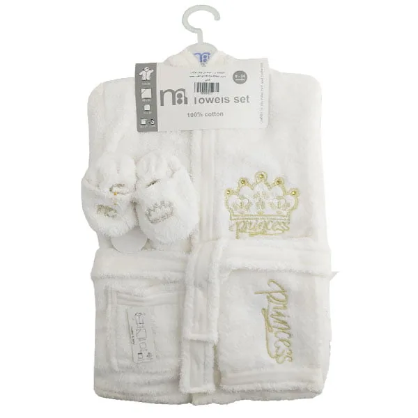 ست حوله تن پوش لوکس تاج پرنسس مادركر Mothercare