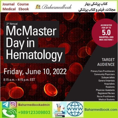 McMaster University 2nd Annual McMaster Day in Hematolog