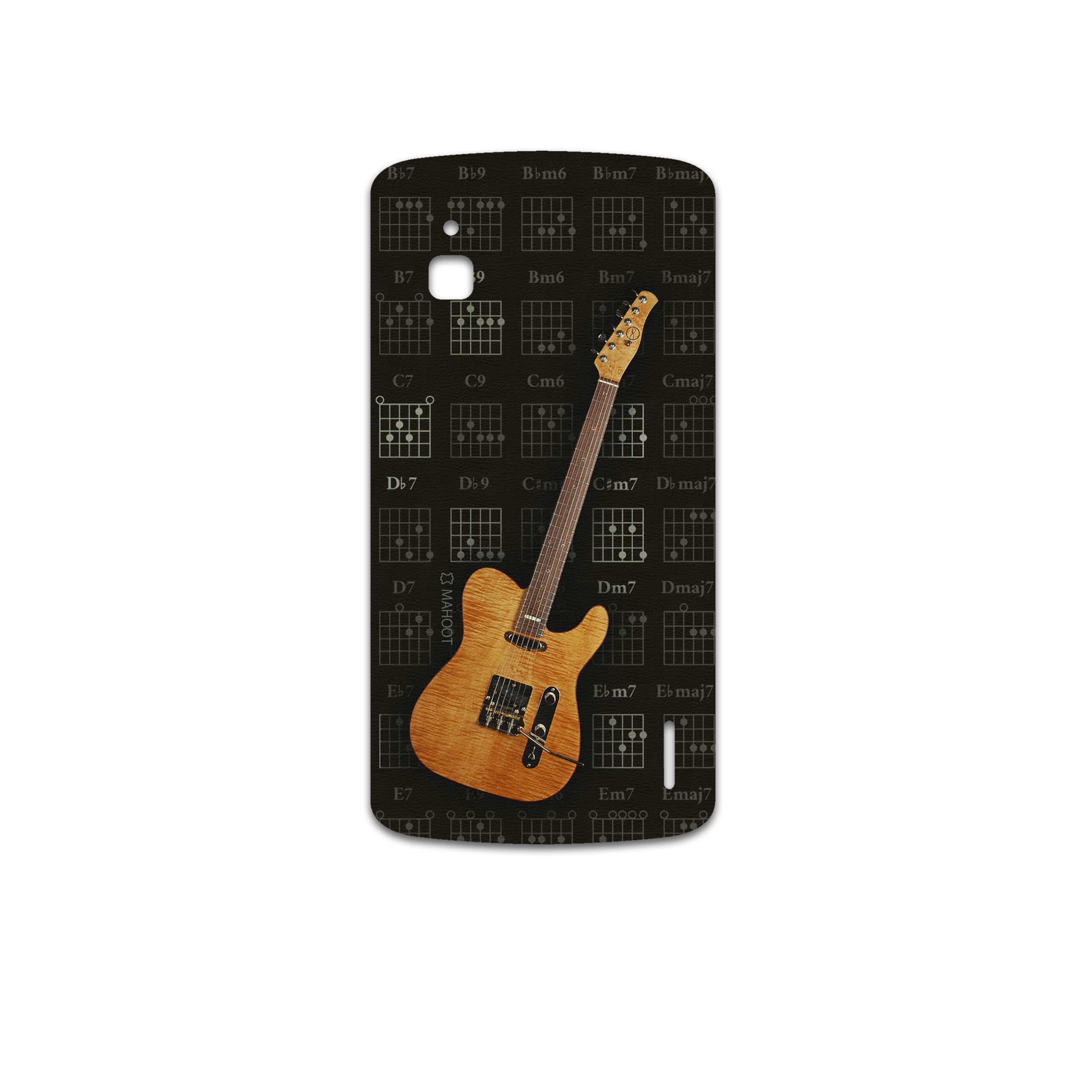 برچسب پوششی ماهوت مدل Guitar-Instrument مناسب برای گوشی موبایل گوگل Nexus 4 E