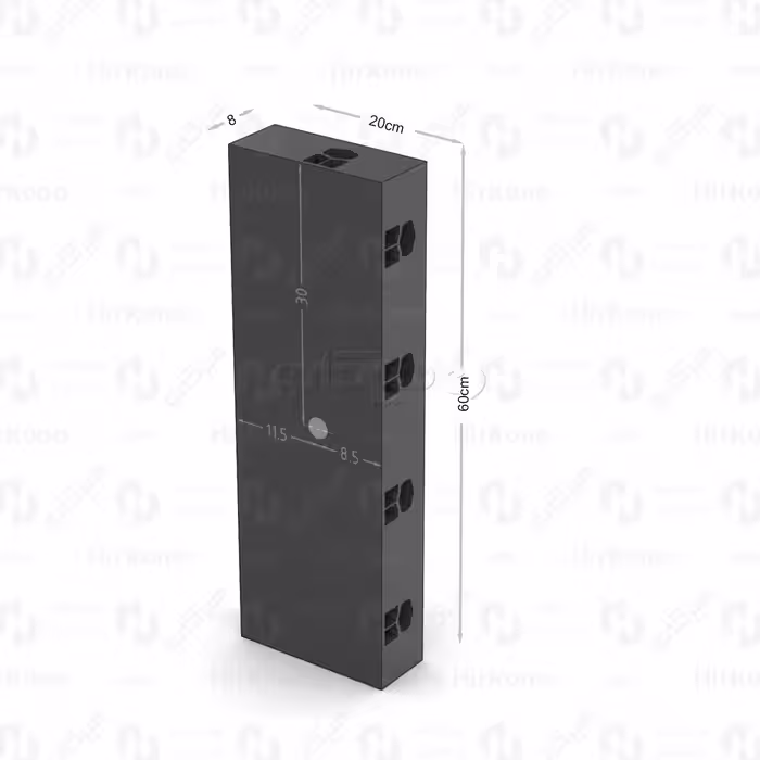 قالب تخت پلاستیکی 60 × 20