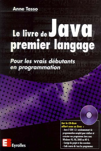 خرید و دانلود نسخه کامل کتاب Le livre de Java Premier Langage