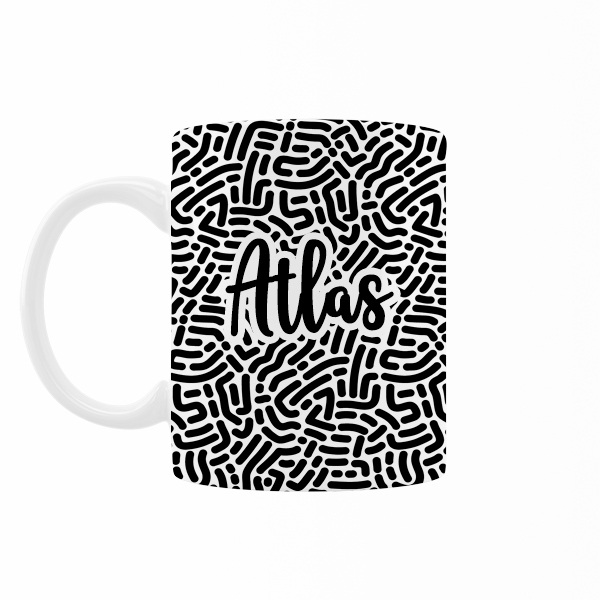 ماگ رژارت مدل اسم اطلس