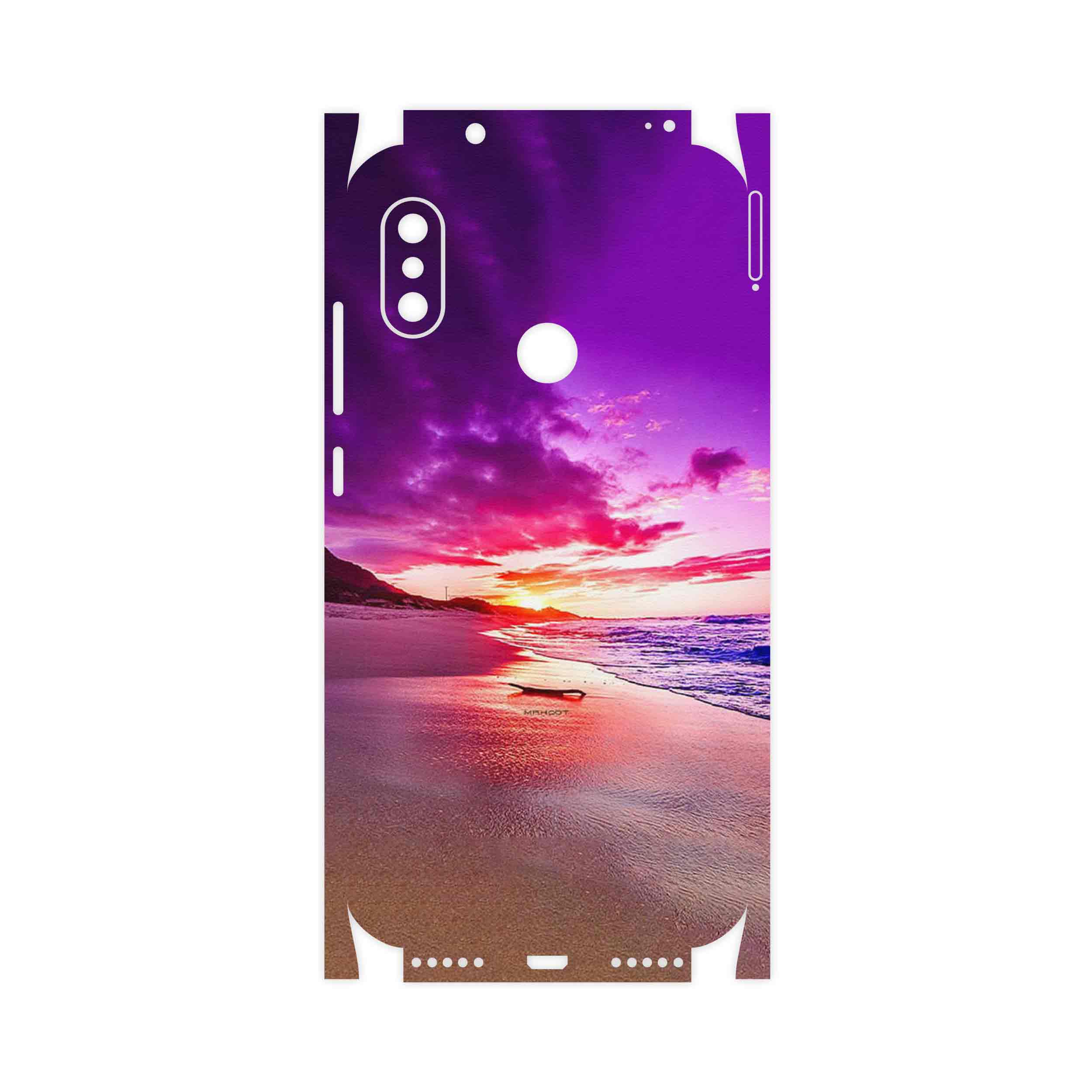 برچسب پوششی ماهوت مدل Sunset-FullSkin مناسب برای گوشی موبایل شیائومی Redmi Note 6 Pro