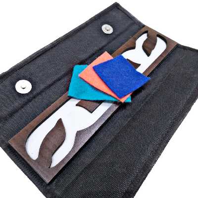 جعبه مضراب سنتور مدل جاجیم الماسی