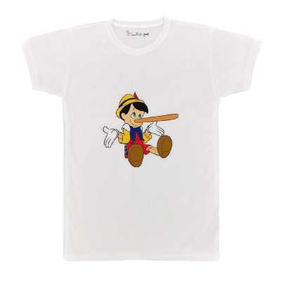 تی شرت بچگانه پرمانه طرح پینوکیو کد pmt.4768