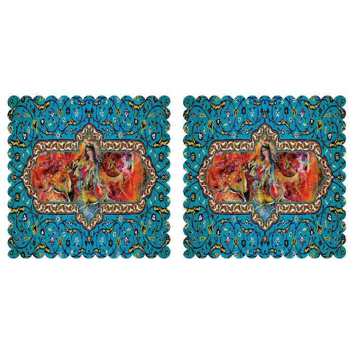 ست رومیزی 2 تکه مدل T3-42418