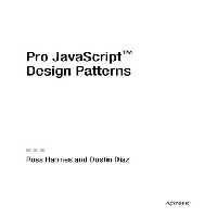 خرید و دانلود نسخه کامل کتاب Pro JavaScript Design Patterns