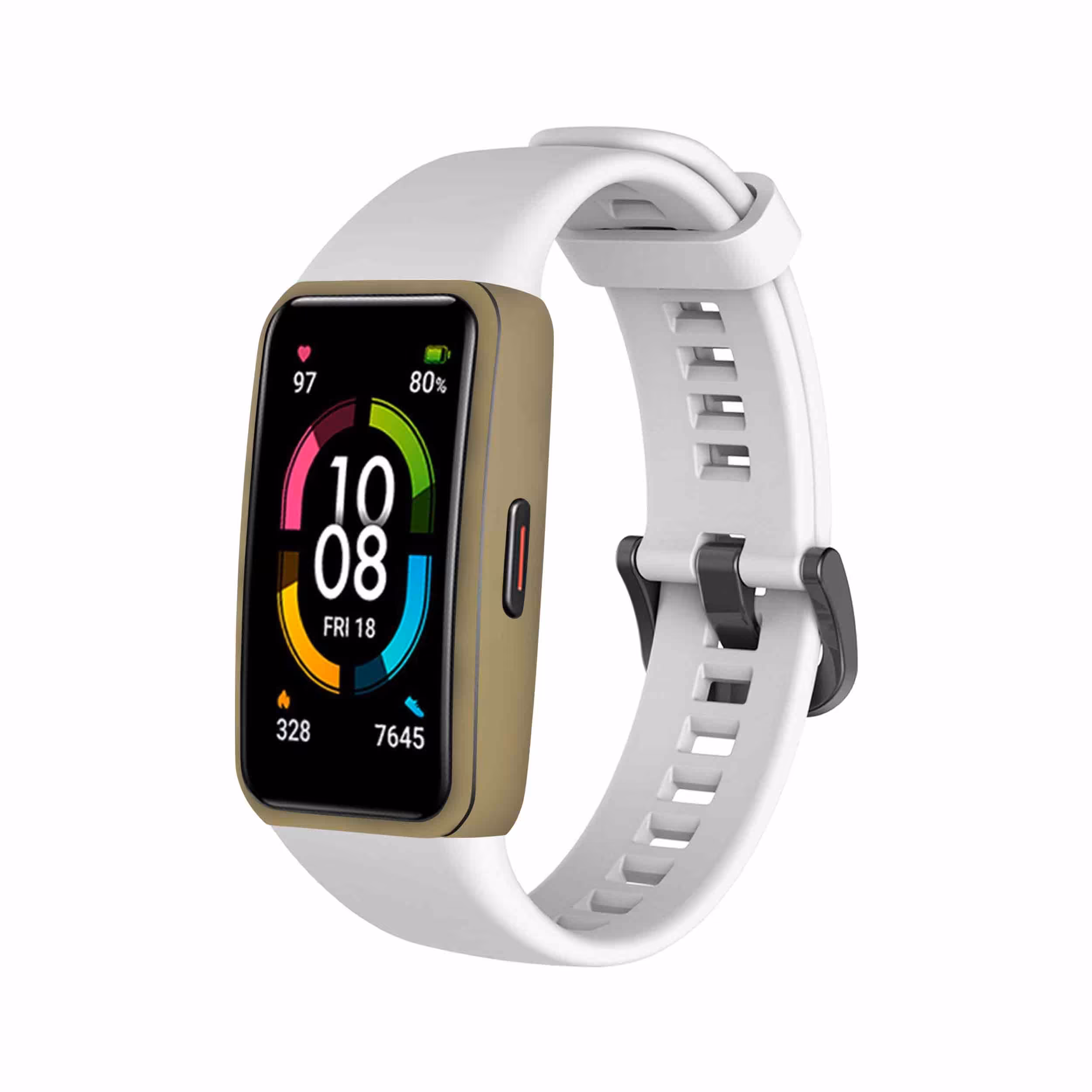 برچسب ماهوت طرح Matte Gold مناسب برای ساعت هوشمند هوآوی band 6