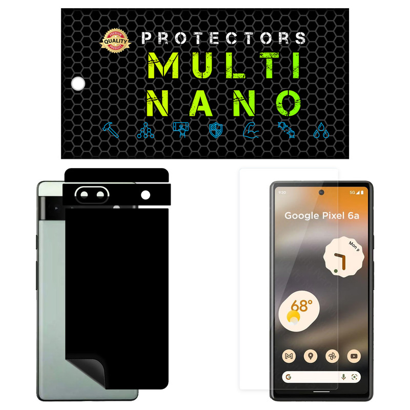 محافظ صفحه نمایش مولتی نانو مدل X-SFM مناسب برای گوشی موبایل گوگل Pixel 6A به همراه برچسب پوششی | کالا برتری