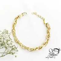دستبند مجلسی طرح طلا کد 19015