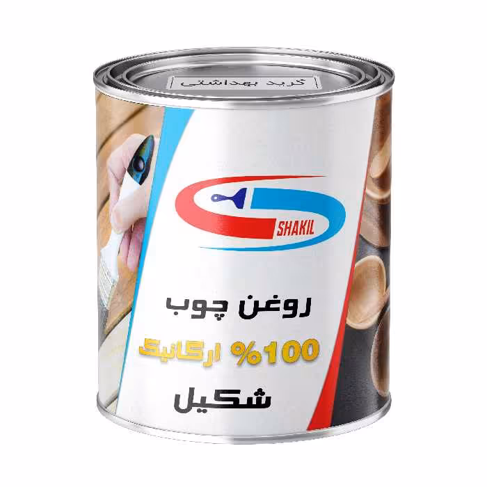 روغن چوب گیاهی بلوطی شکیل مدل FSG-OAK حجم 1 لیتر