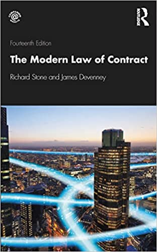 خرید و دانلود نسخه کامل کتاب The Modern Law of Contract (14th Edition) [2022] - PDF