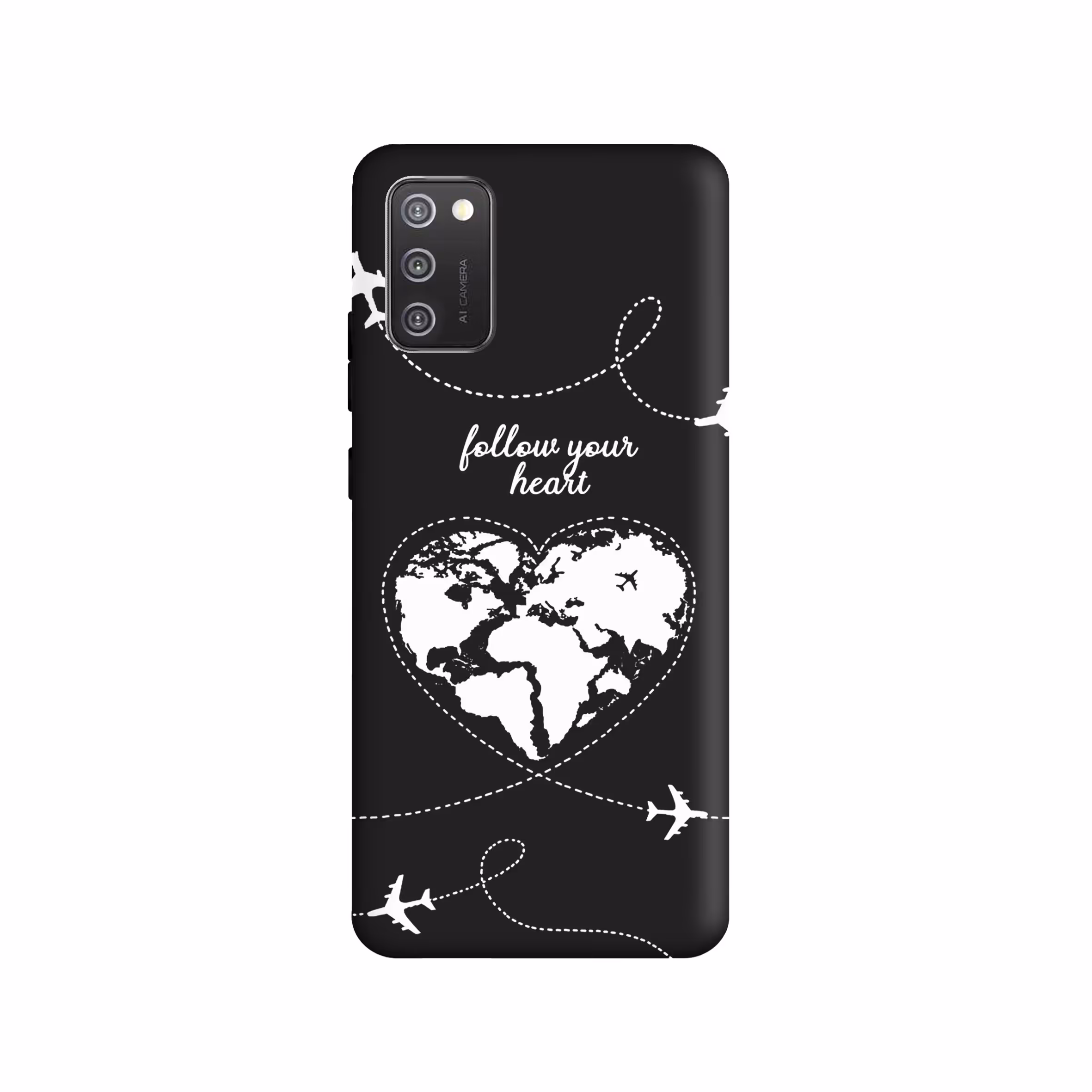 کاور طرح نقشه قلب کد y303 مناسب برای گوشی موبایل سامسونگ Galaxy A02s
