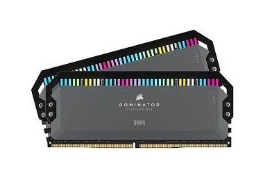 رم کورسیر 64GB (2x32GB) DOMINATOR PLATINUM RGB DDR5 Black 6000MT/s 30-36-36-76   گارانتی اصلی