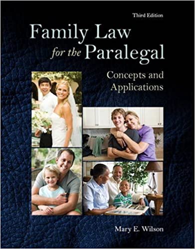 خرید و دانلود نسخه کامل کتاب Family Law for the Paralegal: Concepts and Applications (3rd Edition) -   pdf