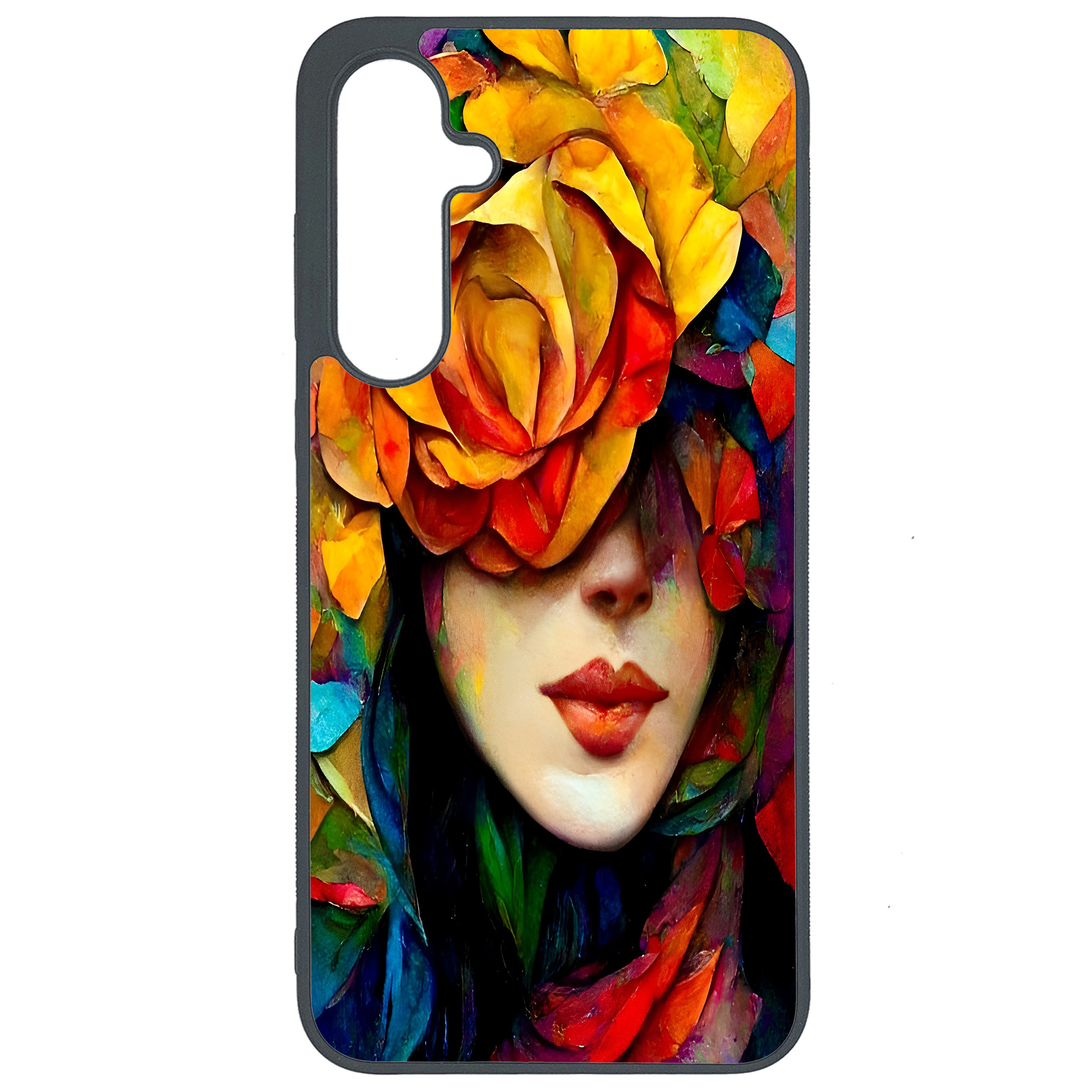 کاور طرح نقاشی چهره کد G-043 مناسب برای گوشی موبایل سامسونگ Galaxy A35 | دیجی قاب دونی