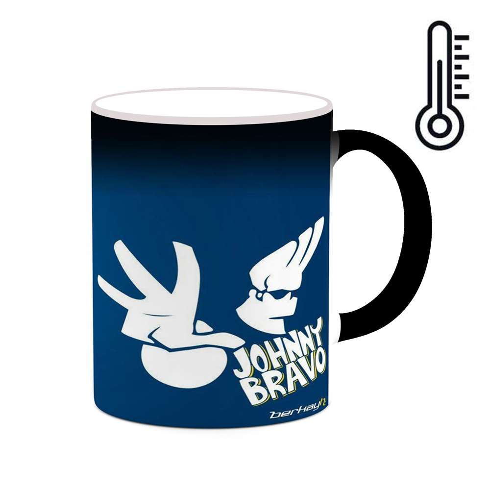ماگ حرارتی کاکتی طرح کارتون Johnny Bravo مدل mgh22689