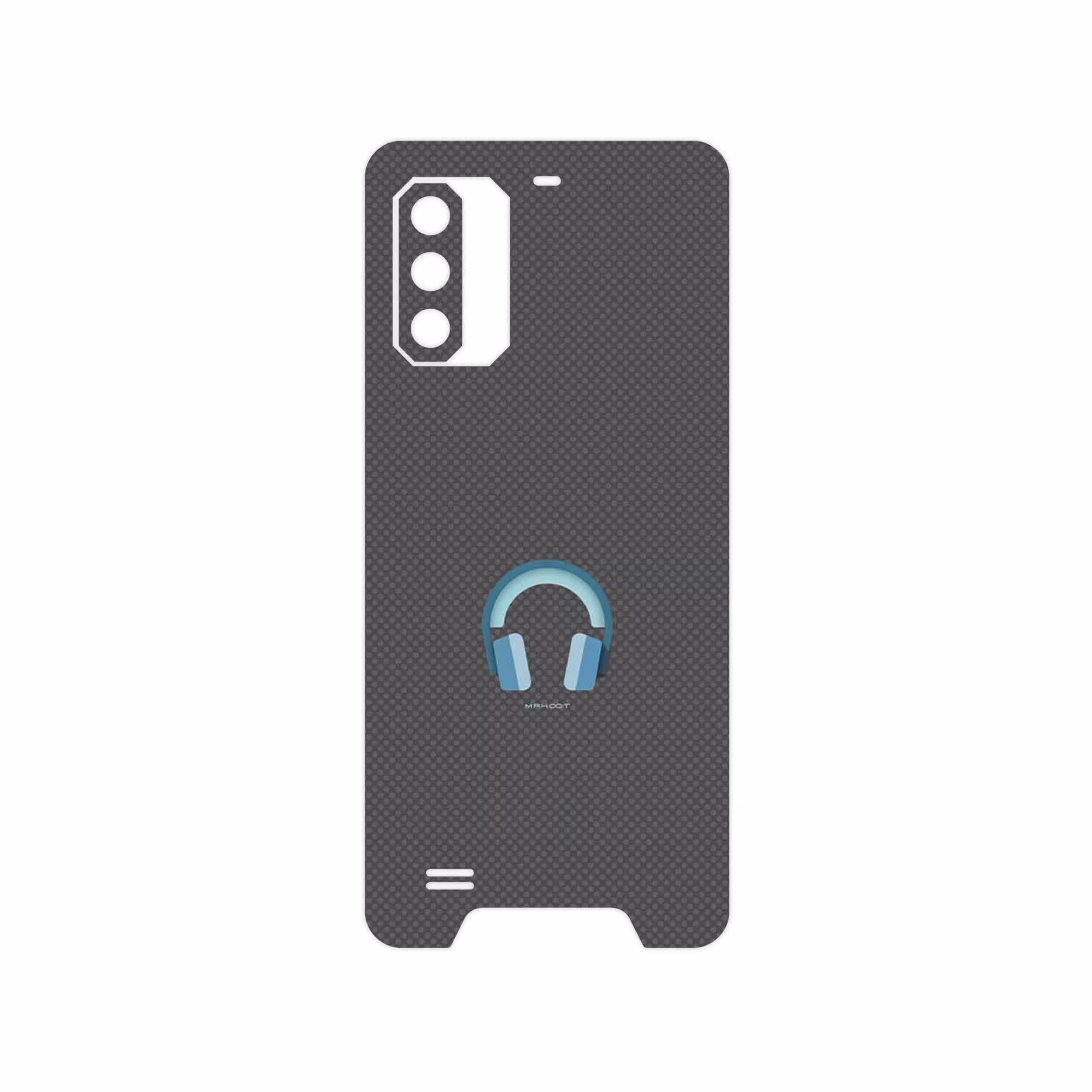 برچسب پوششی ماهوت مدل Minimal Headphone Icon مناسب برای گوشی موبایل یولفون Armor 7