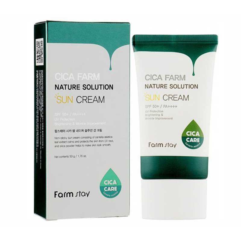 کرم ضد آفتاب گیاهی برند فارم استی FARM STAY حجم 30 میلی لیتر