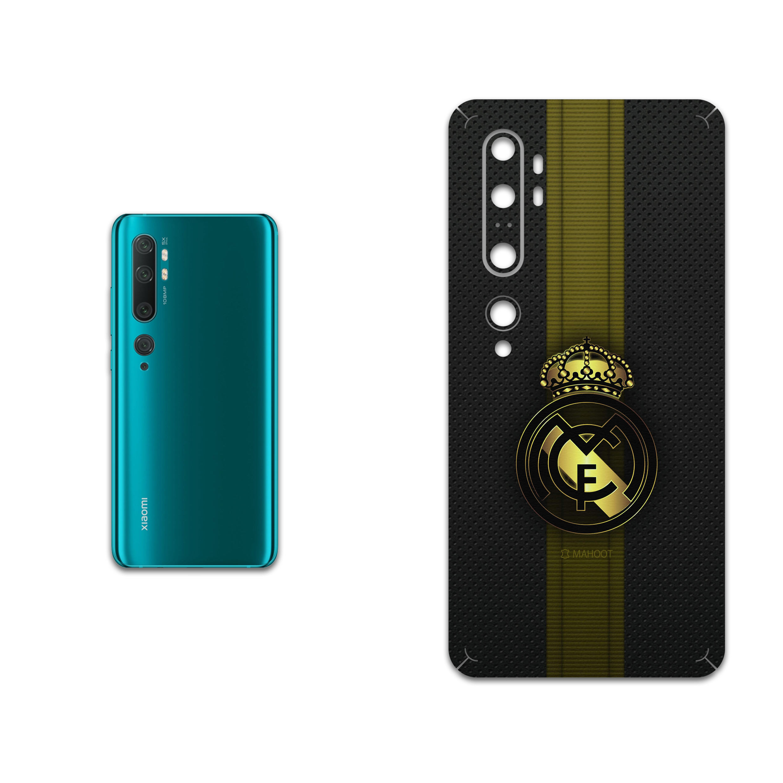 برچسب پوششی ماهوت مدل Real-Madrid-2 مناسب برای گوشی موبایل شیائومی Mi Note 10