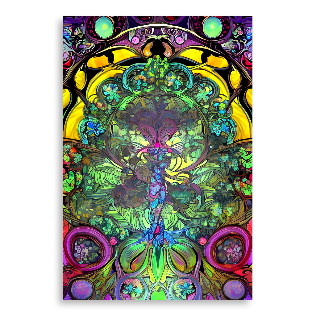 تابلو شاسی طرح انتزاعی مدل NV0056