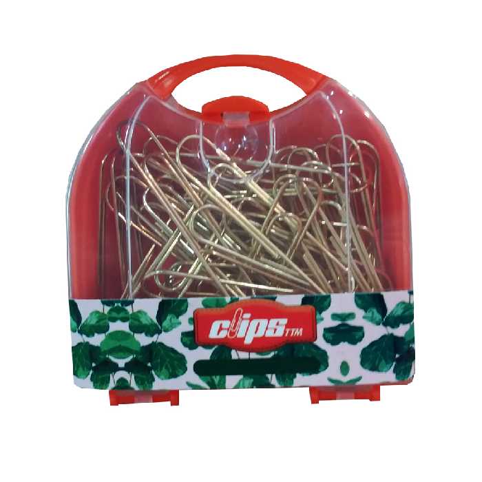 گیره کاغذ کلیپس مدل gld-50 کد 147369 بسته 40 عددی
