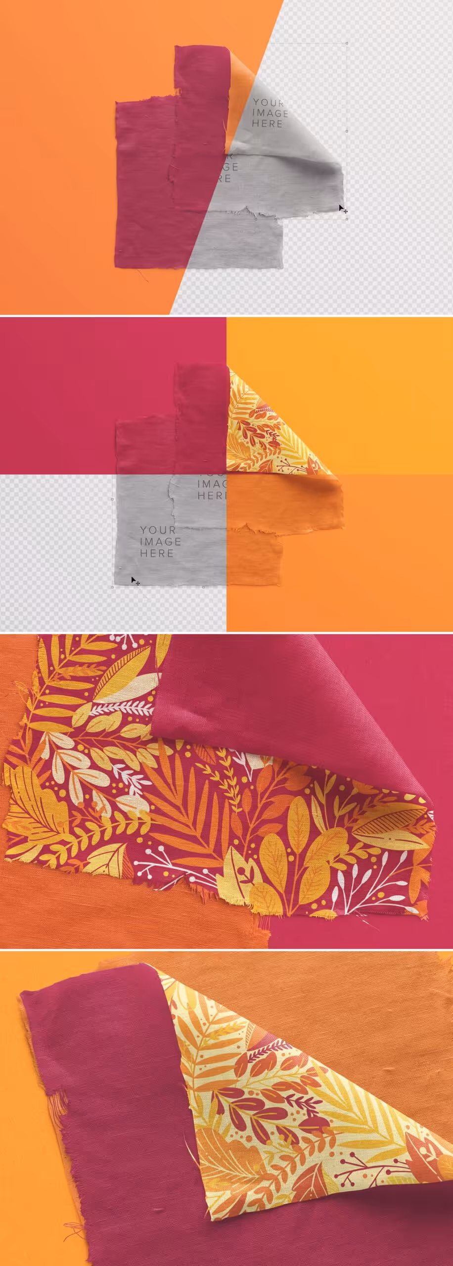 دانلود Fabric Linen Mockup – موکاپ پارچه