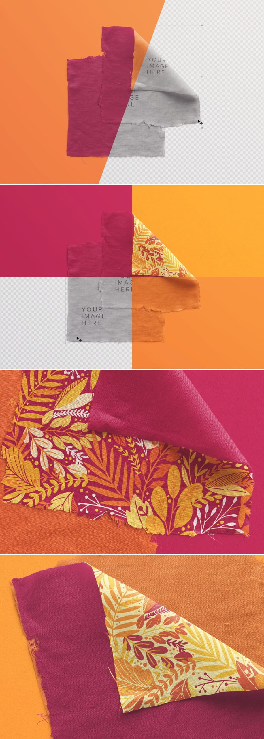 دانلود Fabric Linen Mockup – موکاپ پارچه