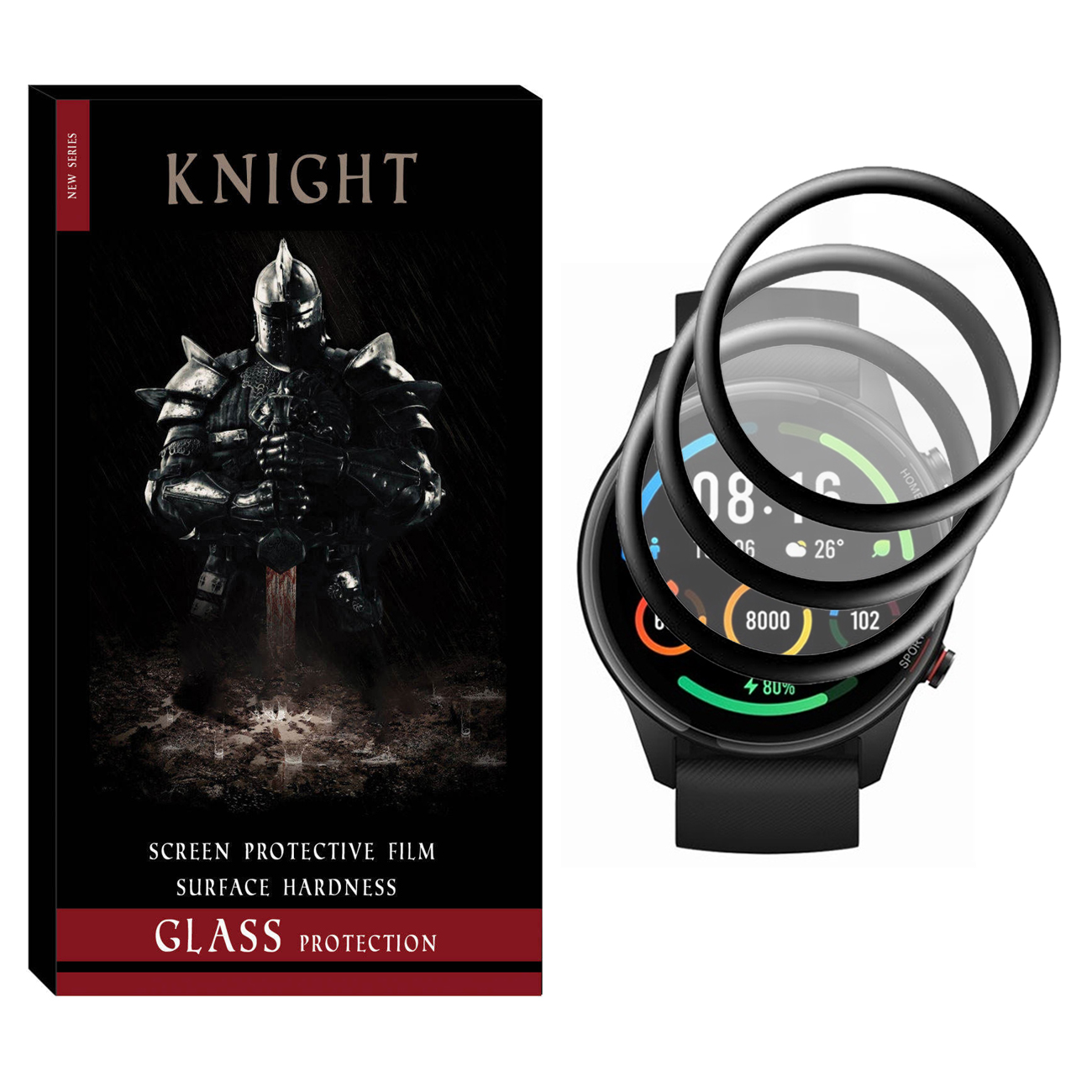محافظ صفحه نمایش نانو نایت مدل NKT مناسب برای ساعت هوشمند شیائومی Mi Watch بسته سه عددی