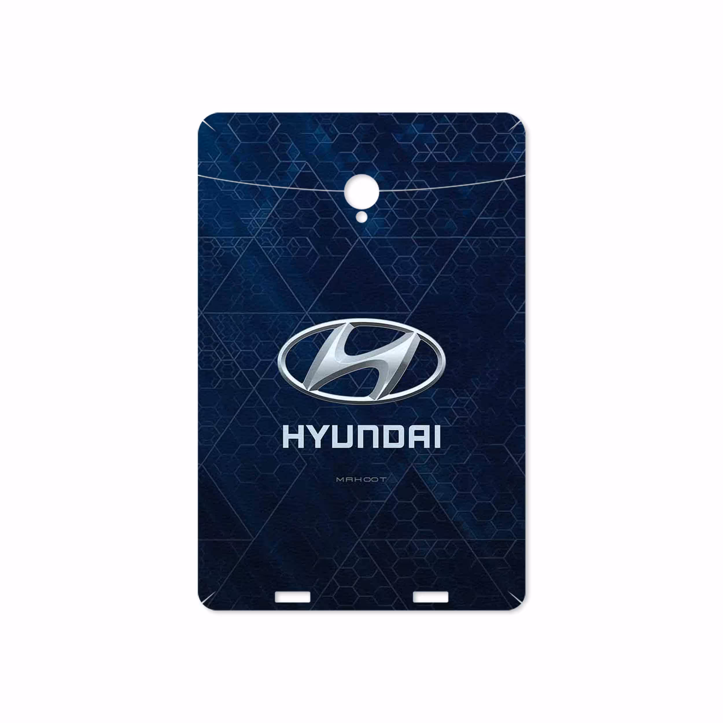 برچسب پوششی ماهوت مدل Hyundai-Logo مناسب برای تبلت وریکو Unipad