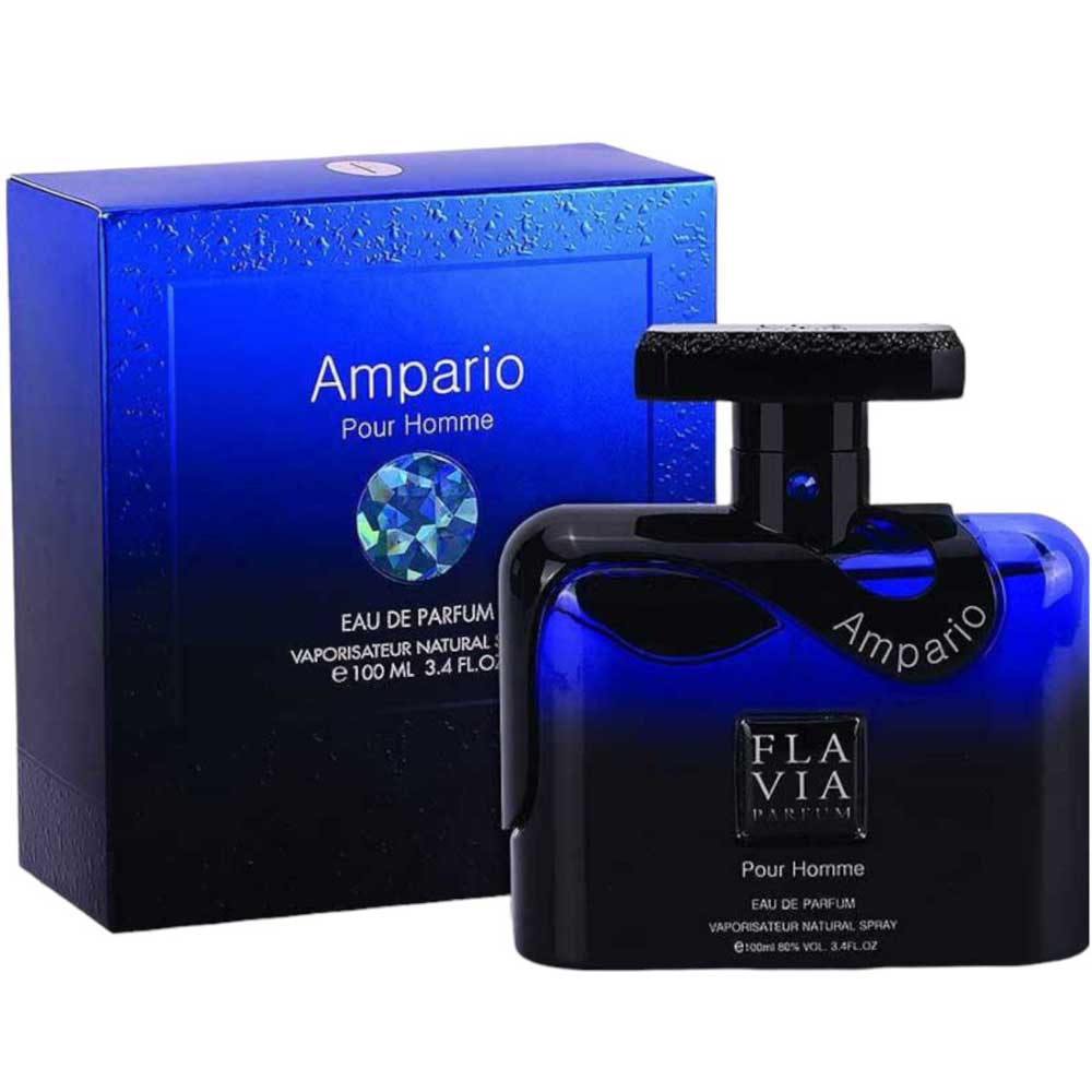 ادکلن مردانه فلاویا امپاریو پور هوم Flavia ampario pour homme حجم 100 میل