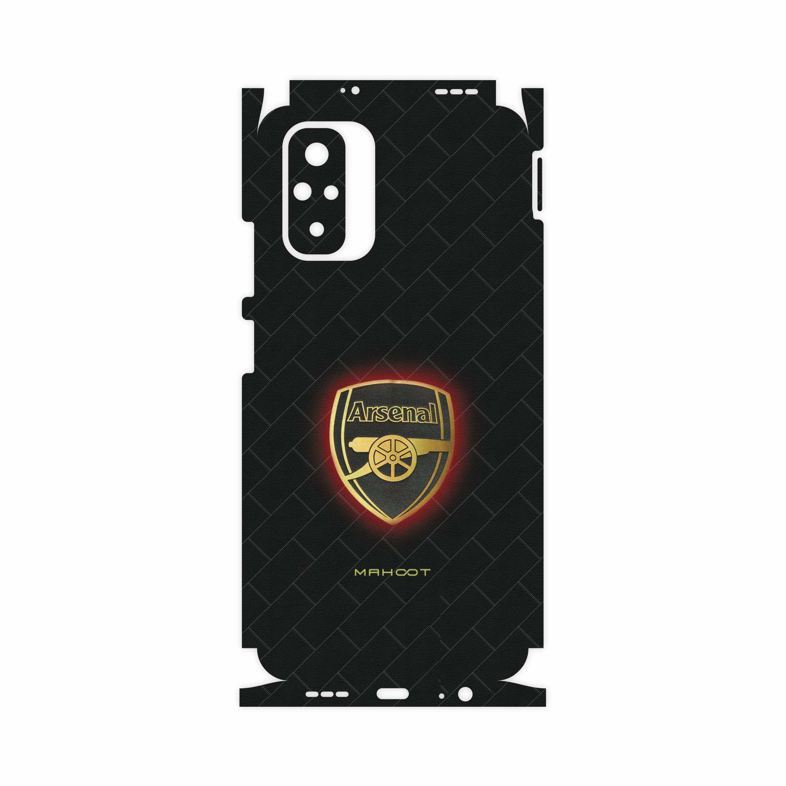برچسب پوششی ماهوت مدل Arsenal-FullSkin مناسب برای گوشی موبایل شیائومی Redmi Note 10s