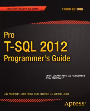 خرید و دانلود نسخه کامل کتاب Pro T-SQL 2012 Programmer's Guide