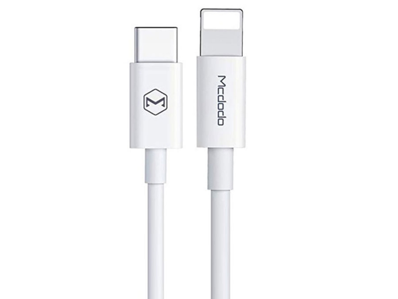 کابل شارژ سریع تایپ سی به لایتنینگ مک دودو Mcdodo CA-709 PD Quick Charge Type-C to Lightning Cable 1m