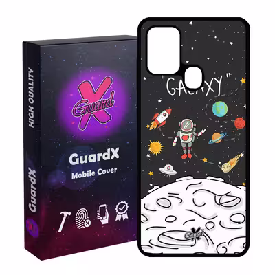 کاور گارد ایکس طرح Galaxy مدل Glass10014 مناسب برای گوشی موبایل سامسونگ Galaxy A21s