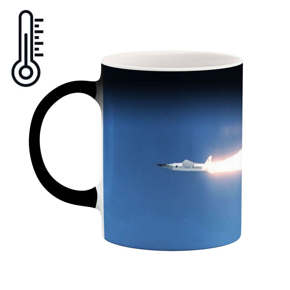 ماگ حرارتی طرح دود هواپیما مدل mgh00876