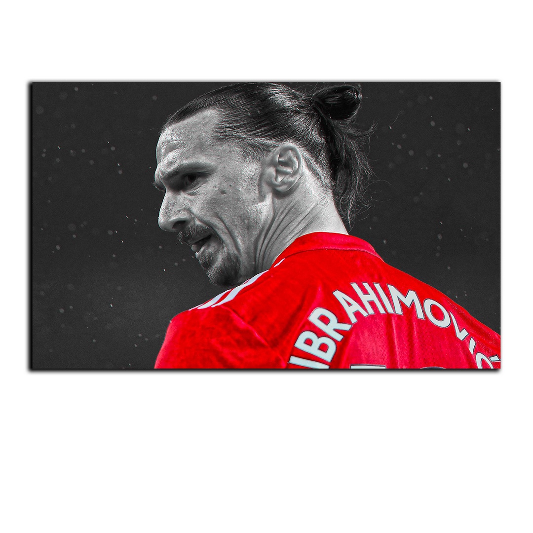 تابلو شاسی بکلیت طرح بازیکن فوتبال زلاتان ابراهیموویچ تیم منچستر یونایتد مدل SH-S7076