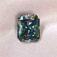 نگین موزانایت کد 21314 - جواهری مشاهیر