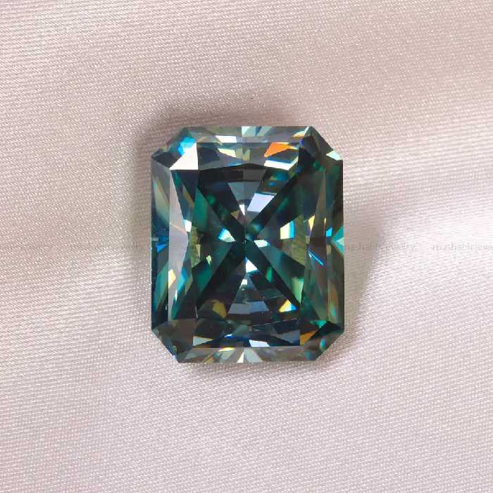 نگین موزانایت کد 21314 - جواهری مشاهیر