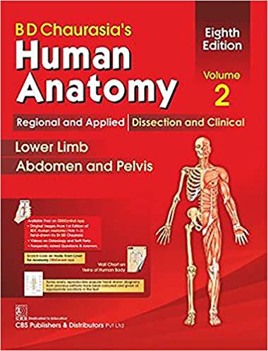 BD Chaurasia’s Human Anatomy, 8ed - کتاب پزشکی بهار