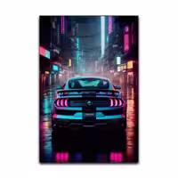 تابلو شاسی گوفی مدل ماشین اسپورت طرح Sport Car کد BACK15 | دنیای قاب