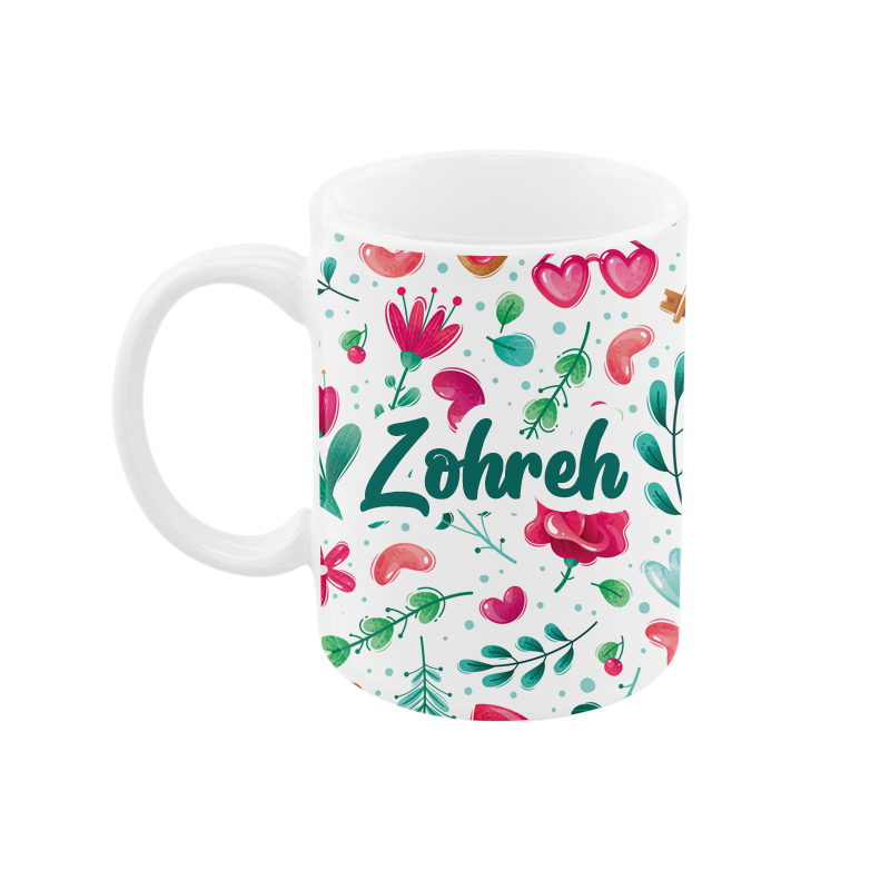 ماگ رژارت مدل اسم زهره