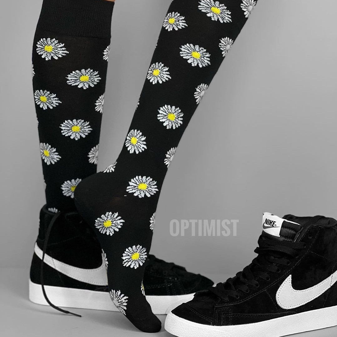 جوراب زیرزانو بابونه نخ پنبه فری سایز