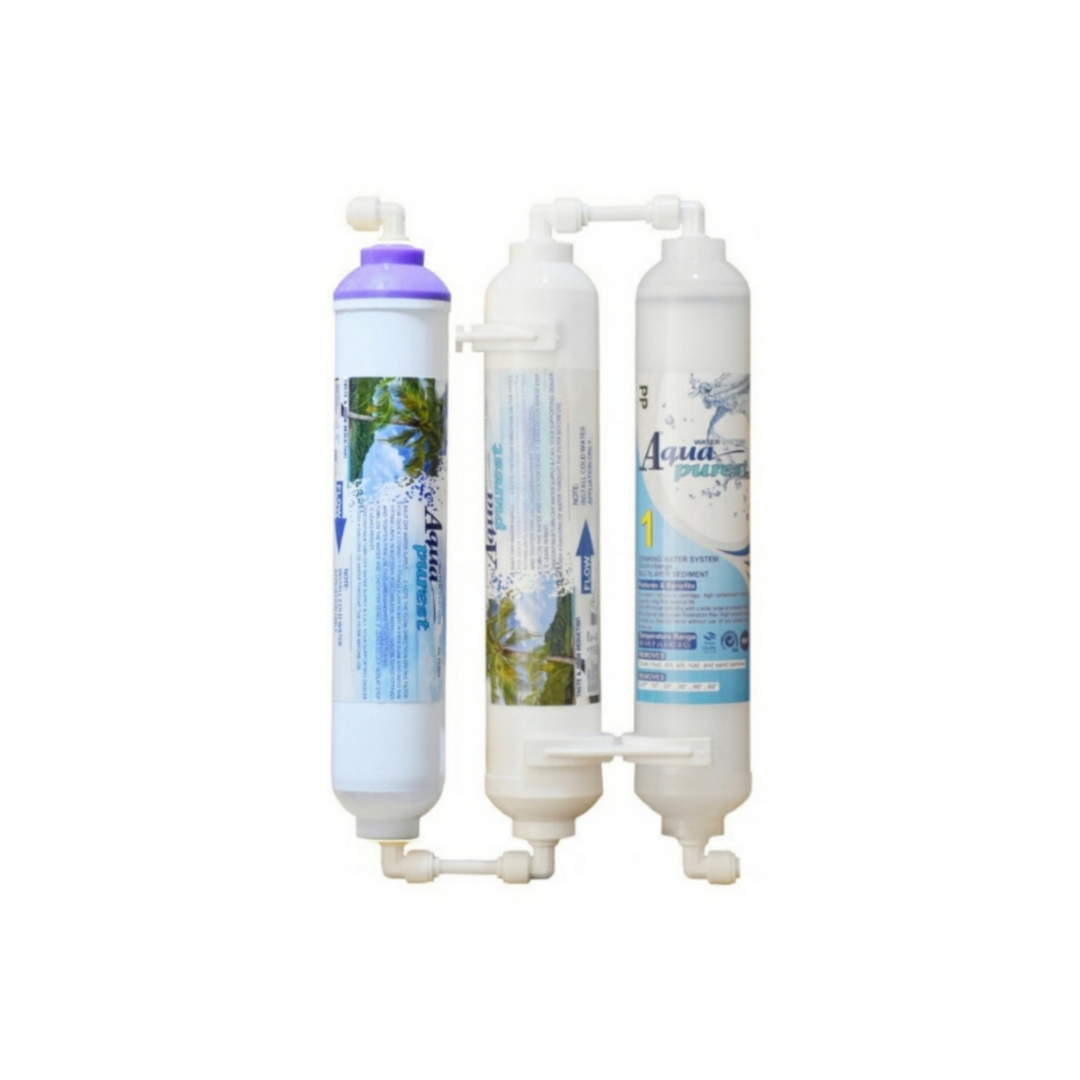 فیلتر تصفیه آب یخچال و فریزر آکوا پیورست مدل B 3001 مجموعه 3 عددی