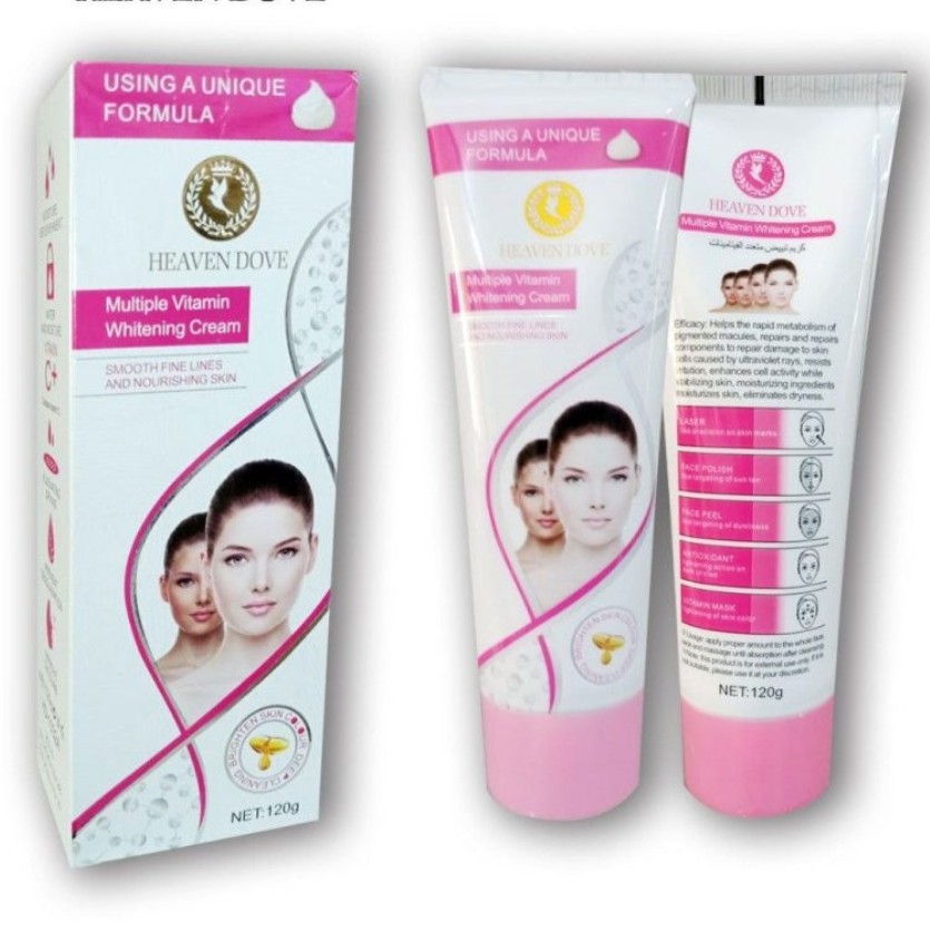 کرم دو چهره روشن کننده و مولتی ویتامین برند هیون داو HEAVEN DOVE