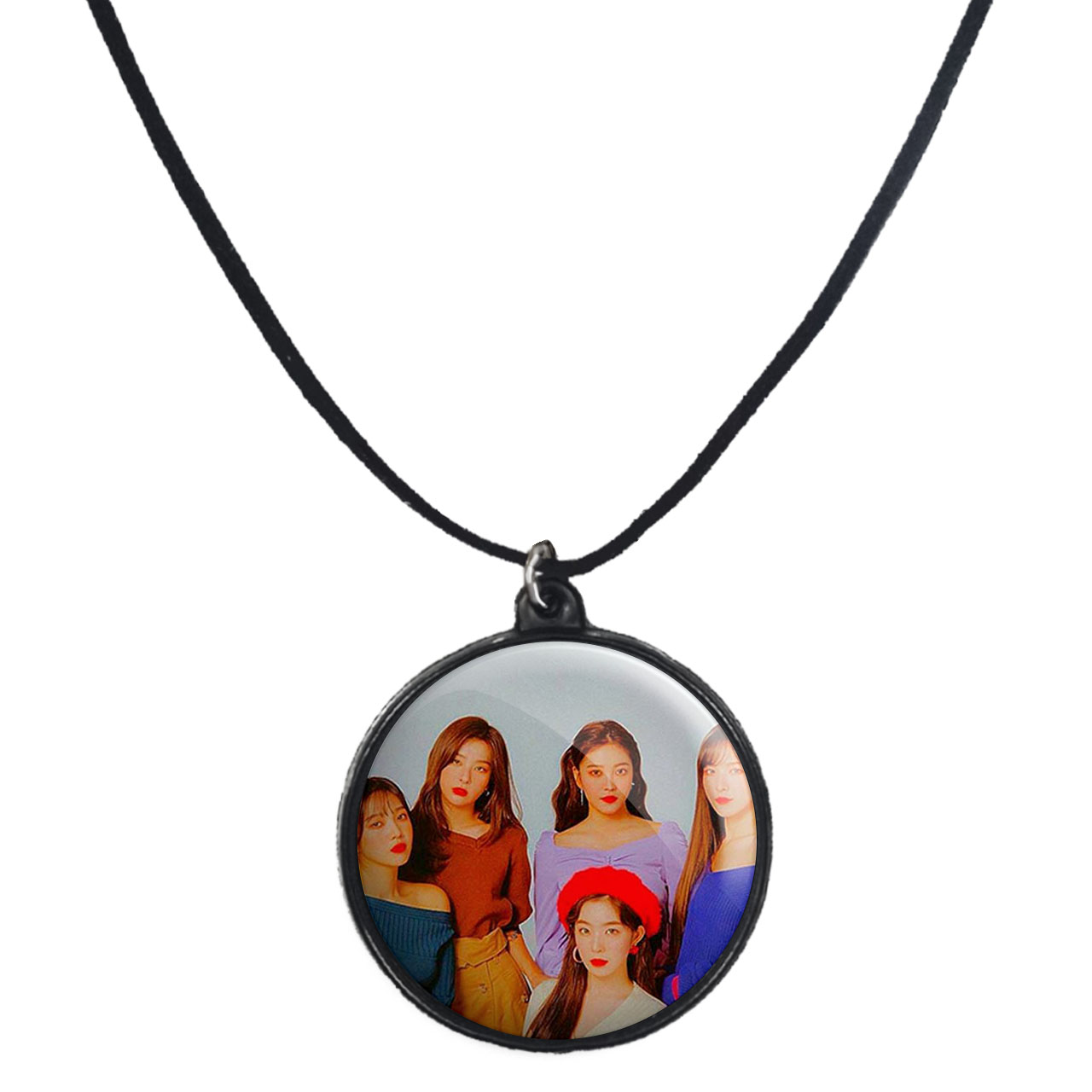 گردنبند پرمانه طرح red velvet کد pmb.12426 مدل دو طرفه