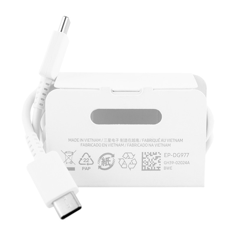 کابل شارژ  دو سر  تایپ سی  100 در 100  اصلی سر کارتنی سامسونگ