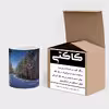 ماگ کاکتی طرح منظره برفی مدل mgs14978