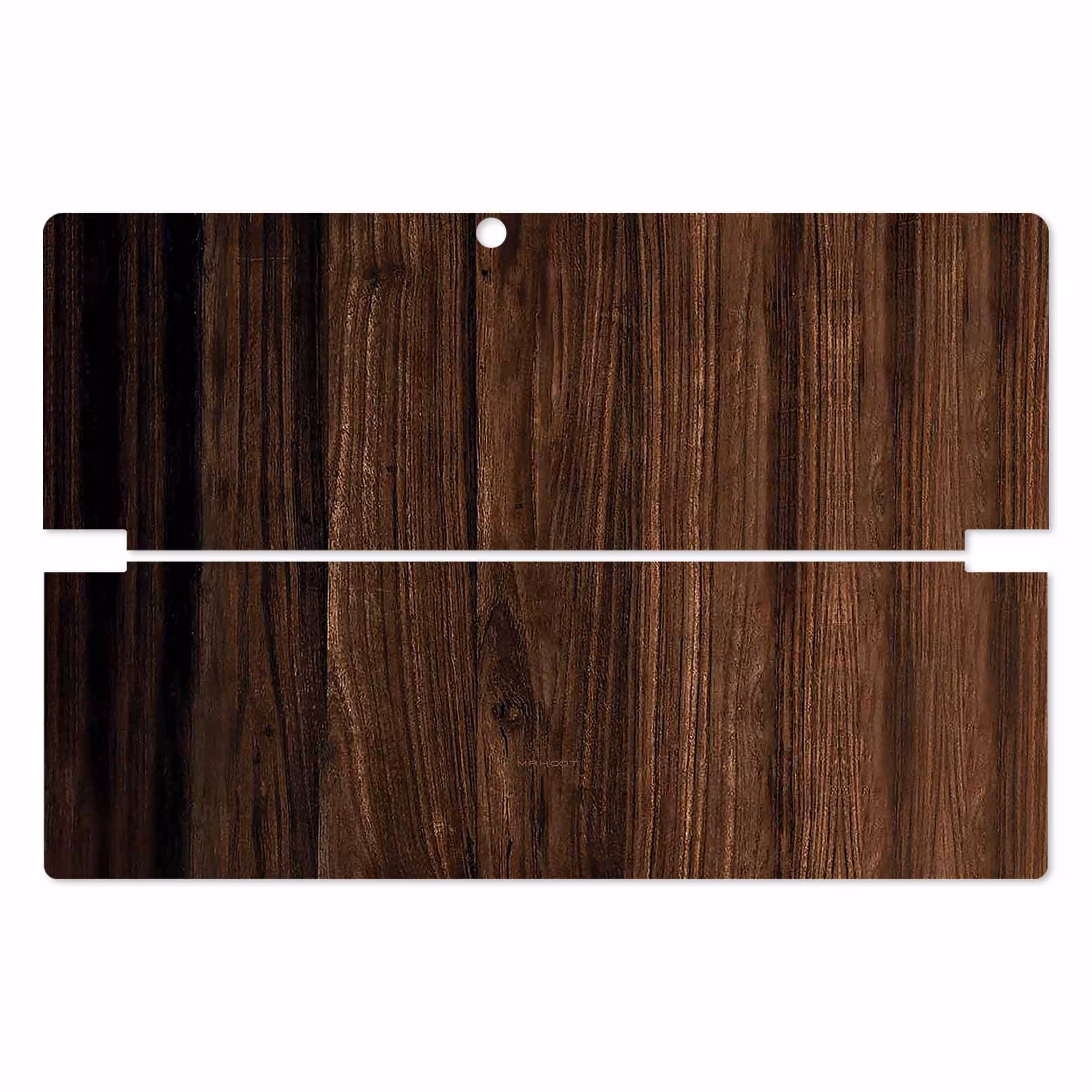 برچسب پوششی ماهوت مدل Dark Walnut Wood مناسب برای تبلت لنوو Miix 510 2016